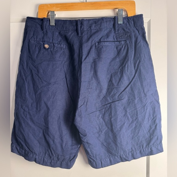 Polo Ralph Lauren Shorts Classic Fit Linen Blend Flat Front Chino - Picture 3 of 7